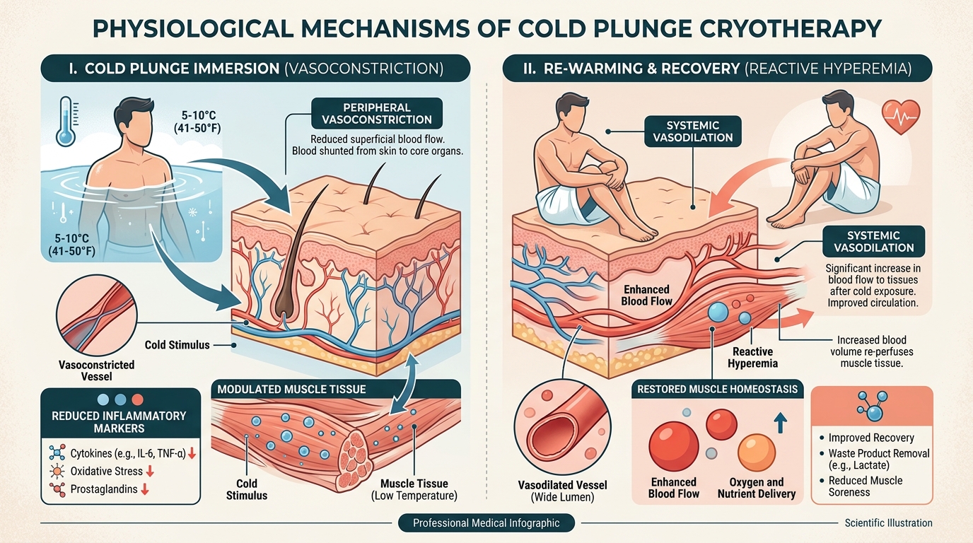 Mecanismo Fisiológico da Crioterapia: Vasoconstrição e Hiperemia Reativa